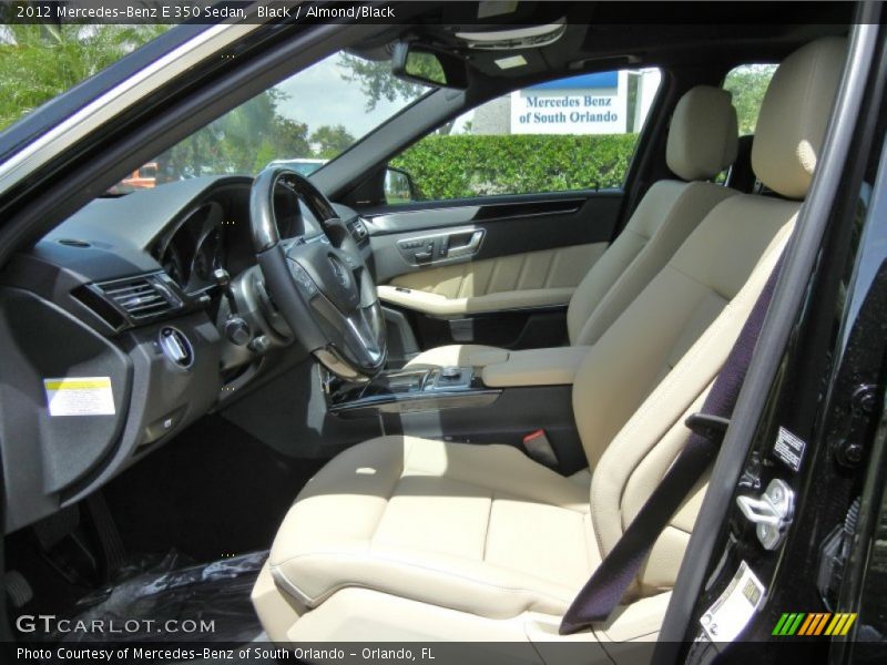 Black / Almond/Black 2012 Mercedes-Benz E 350 Sedan