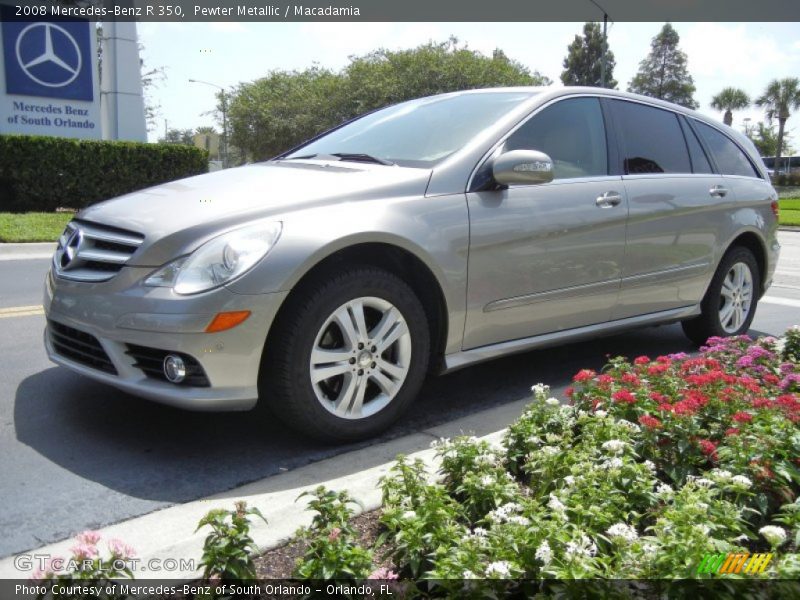 Pewter Metallic / Macadamia 2008 Mercedes-Benz R 350