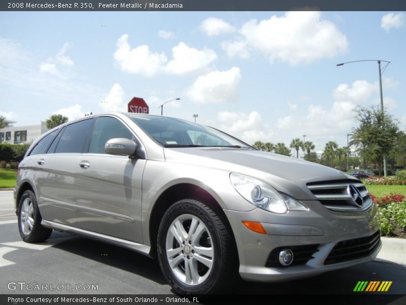 Pewter Metallic / Macadamia 2008 Mercedes-Benz R 350