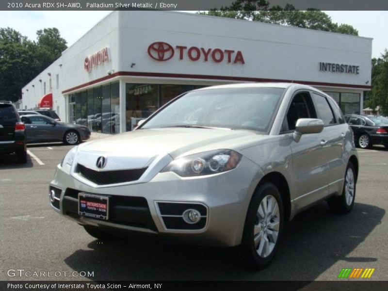 Palladium Silver Metallic / Ebony 2010 Acura RDX SH-AWD