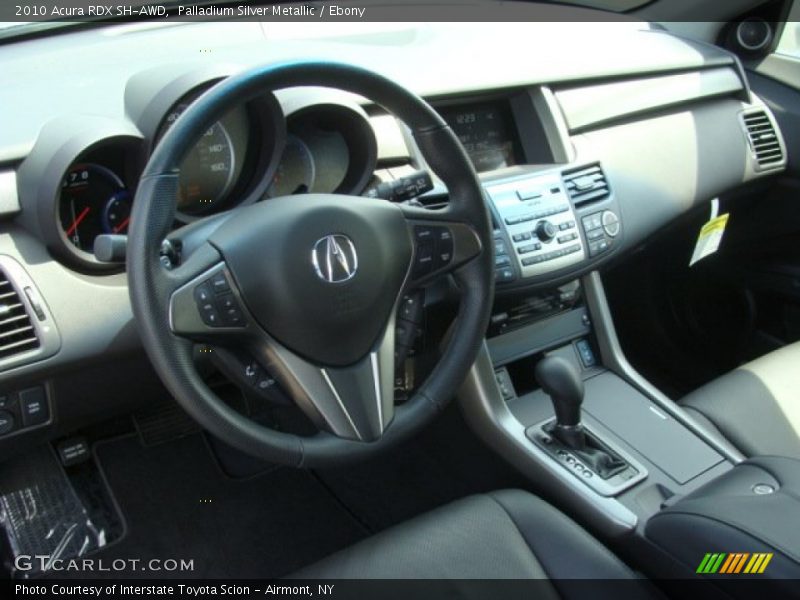 Palladium Silver Metallic / Ebony 2010 Acura RDX SH-AWD