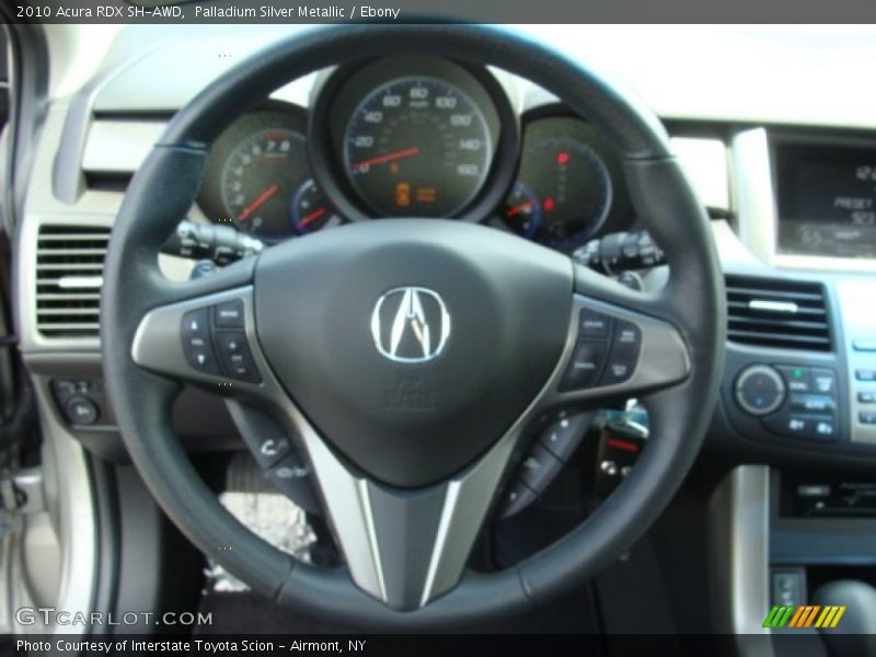 Palladium Silver Metallic / Ebony 2010 Acura RDX SH-AWD