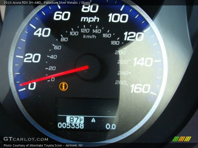 Palladium Silver Metallic / Ebony 2010 Acura RDX SH-AWD