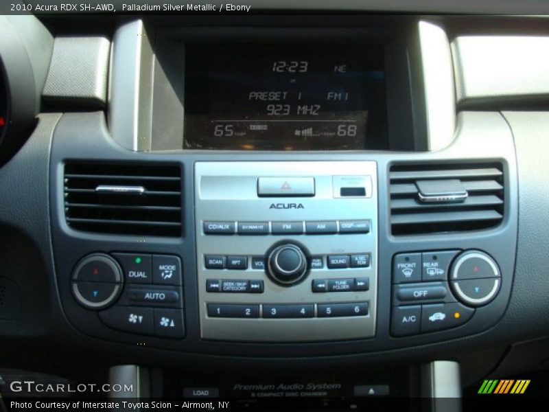 Palladium Silver Metallic / Ebony 2010 Acura RDX SH-AWD
