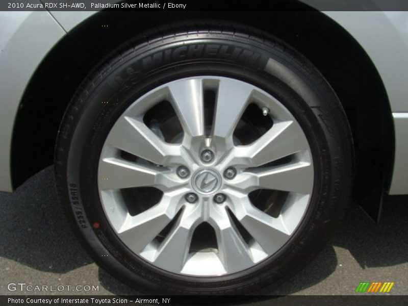 Palladium Silver Metallic / Ebony 2010 Acura RDX SH-AWD