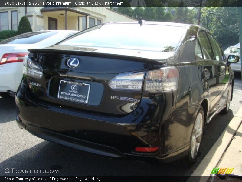 Obsidian Black / Parchment 2010 Lexus HS 250h Hybrid Premium