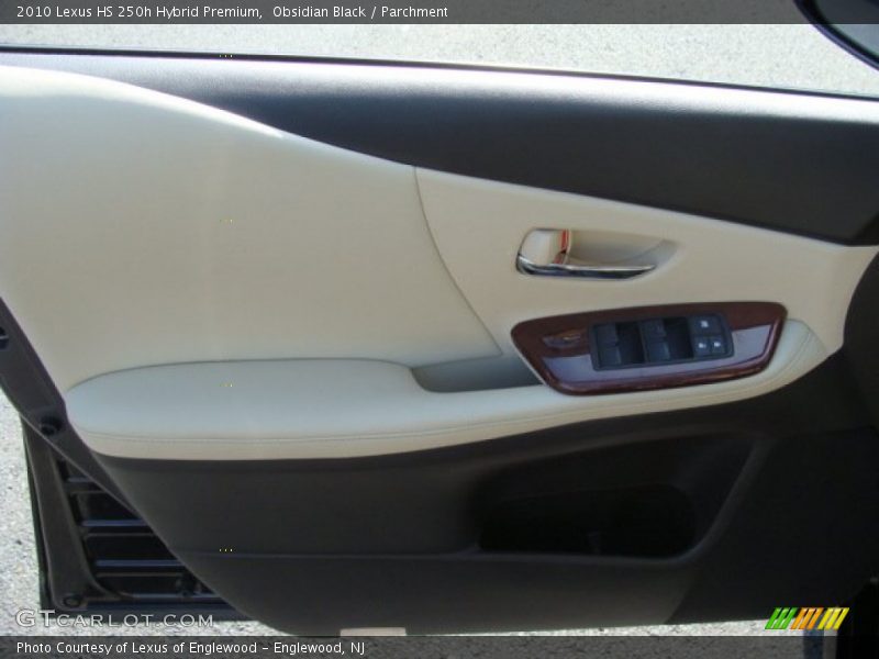 Obsidian Black / Parchment 2010 Lexus HS 250h Hybrid Premium