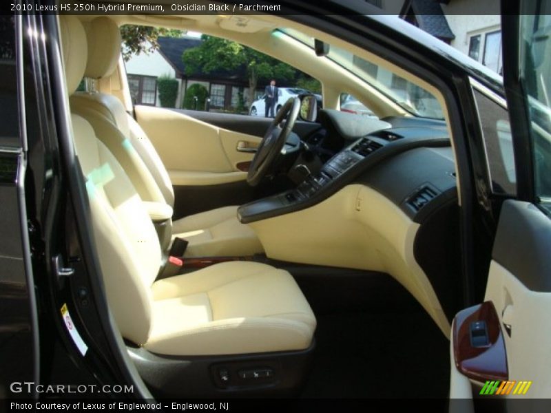 Obsidian Black / Parchment 2010 Lexus HS 250h Hybrid Premium