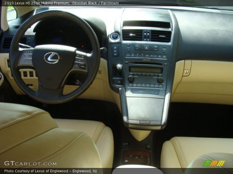 Obsidian Black / Parchment 2010 Lexus HS 250h Hybrid Premium