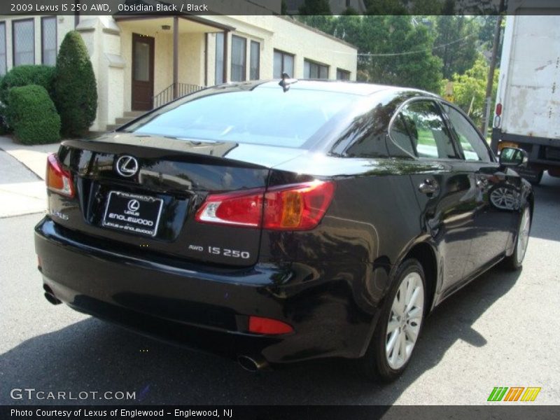 Obsidian Black / Black 2009 Lexus IS 250 AWD