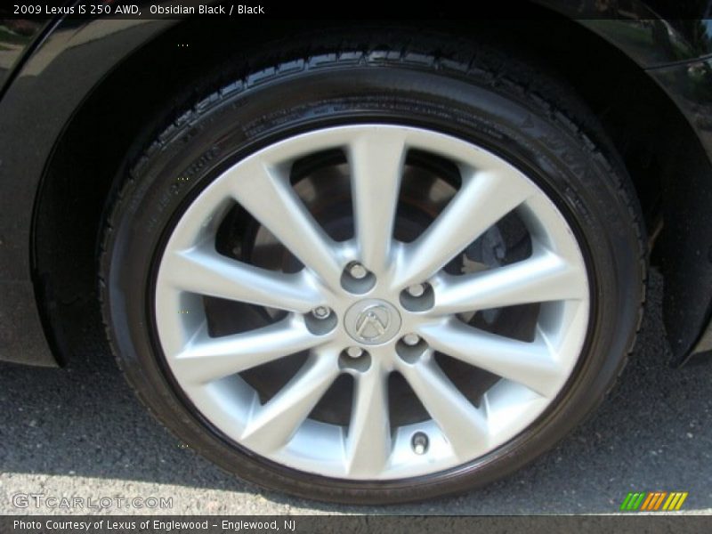 Obsidian Black / Black 2009 Lexus IS 250 AWD