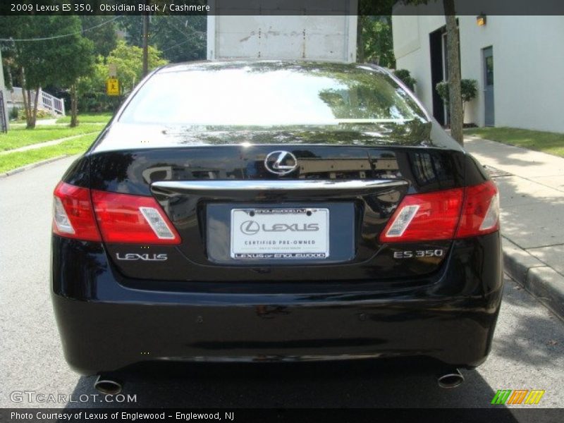 Obsidian Black / Cashmere 2009 Lexus ES 350