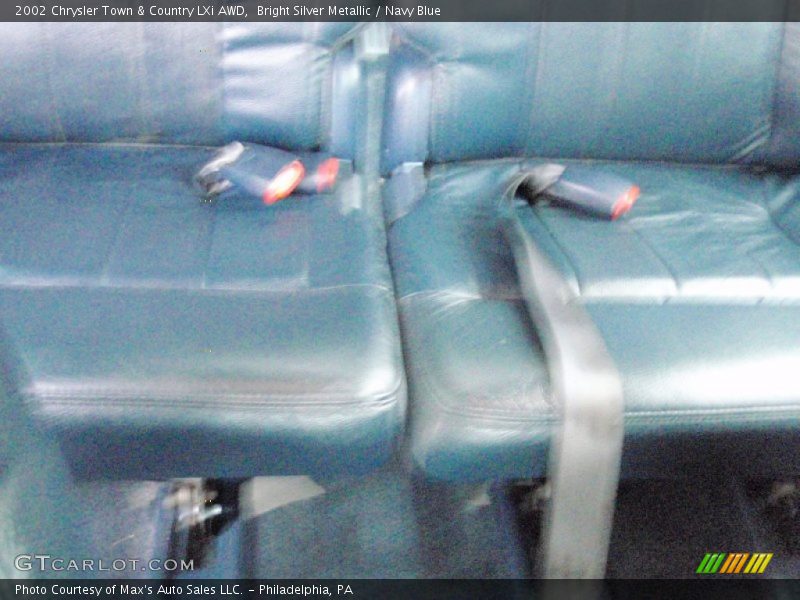 Bright Silver Metallic / Navy Blue 2002 Chrysler Town & Country LXi AWD