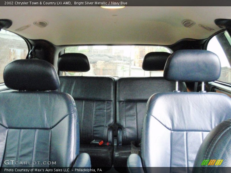 Bright Silver Metallic / Navy Blue 2002 Chrysler Town & Country LXi AWD