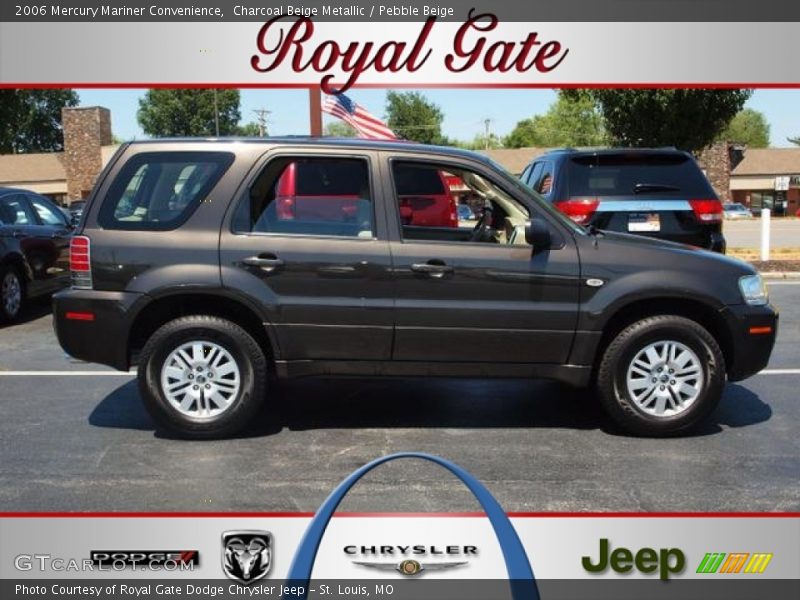 Charcoal Beige Metallic / Pebble Beige 2006 Mercury Mariner Convenience