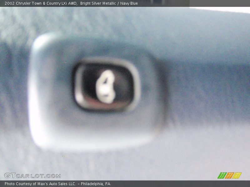 Bright Silver Metallic / Navy Blue 2002 Chrysler Town & Country LXi AWD
