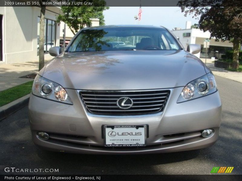 Moon Shell Mica / Light Gray 2009 Lexus ES 350
