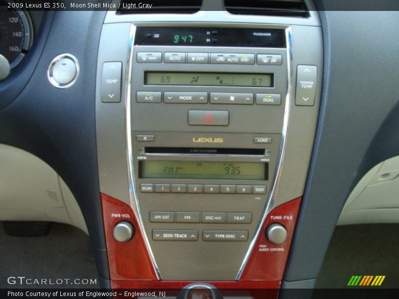 Moon Shell Mica / Light Gray 2009 Lexus ES 350