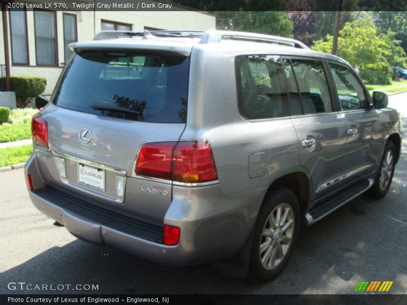 Twilight Gray Metallic / Dark Gray 2008 Lexus LX 570