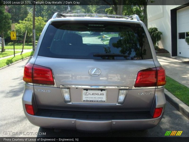 Twilight Gray Metallic / Dark Gray 2008 Lexus LX 570
