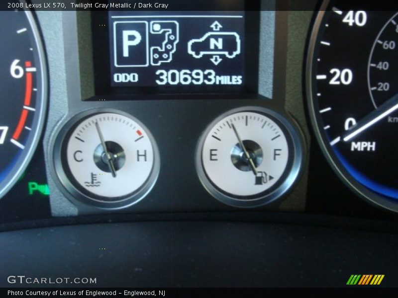 Twilight Gray Metallic / Dark Gray 2008 Lexus LX 570
