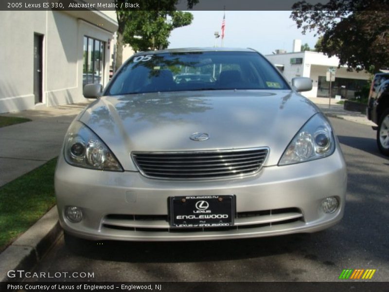 Alabaster Metallic / Black 2005 Lexus ES 330