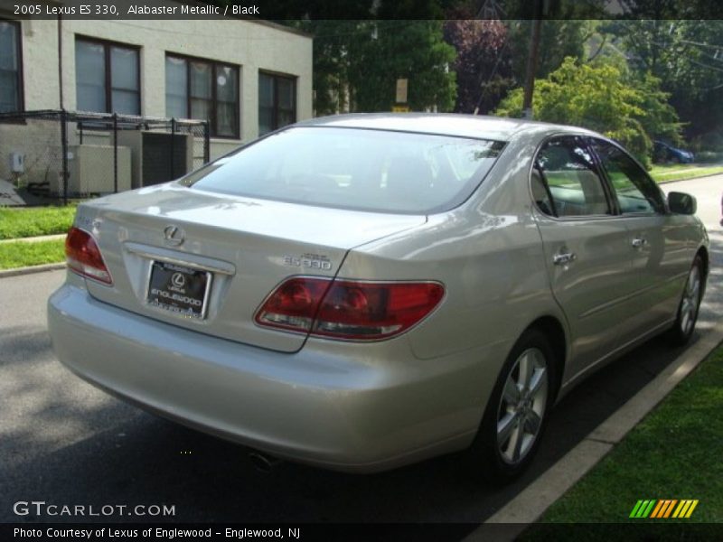 Alabaster Metallic / Black 2005 Lexus ES 330