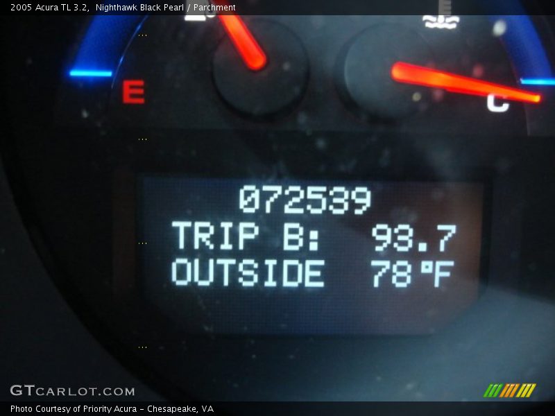 Nighthawk Black Pearl / Parchment 2005 Acura TL 3.2