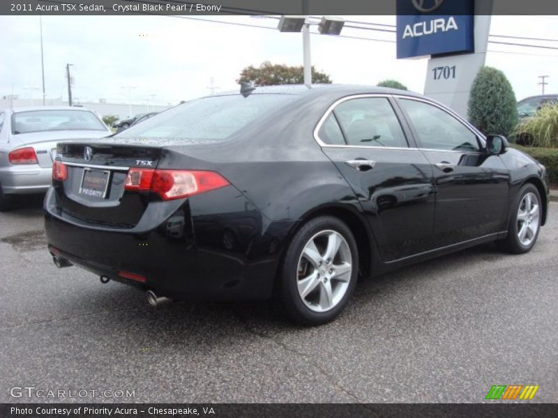 Crystal Black Pearl / Ebony 2011 Acura TSX Sedan