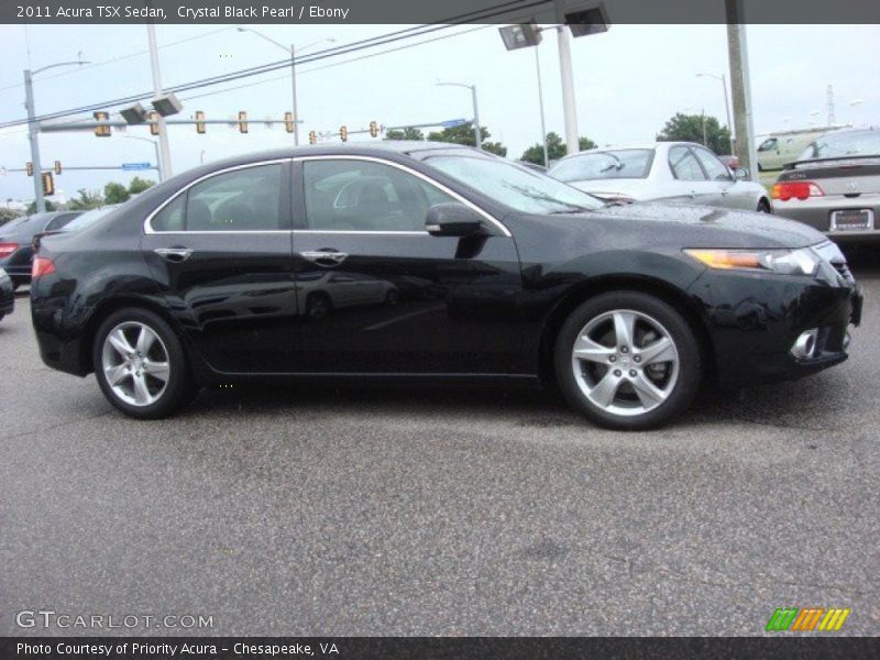 Crystal Black Pearl / Ebony 2011 Acura TSX Sedan