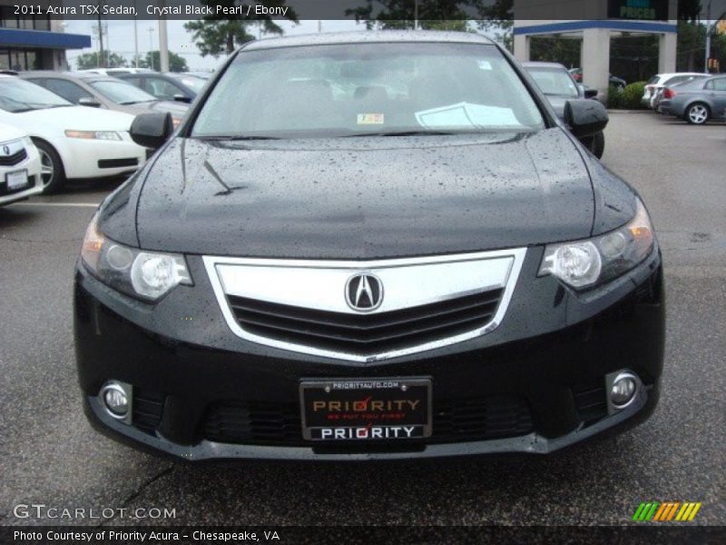 Crystal Black Pearl / Ebony 2011 Acura TSX Sedan