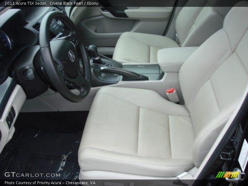 Crystal Black Pearl / Ebony 2011 Acura TSX Sedan