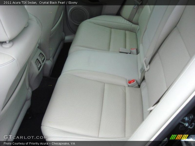 Crystal Black Pearl / Ebony 2011 Acura TSX Sedan