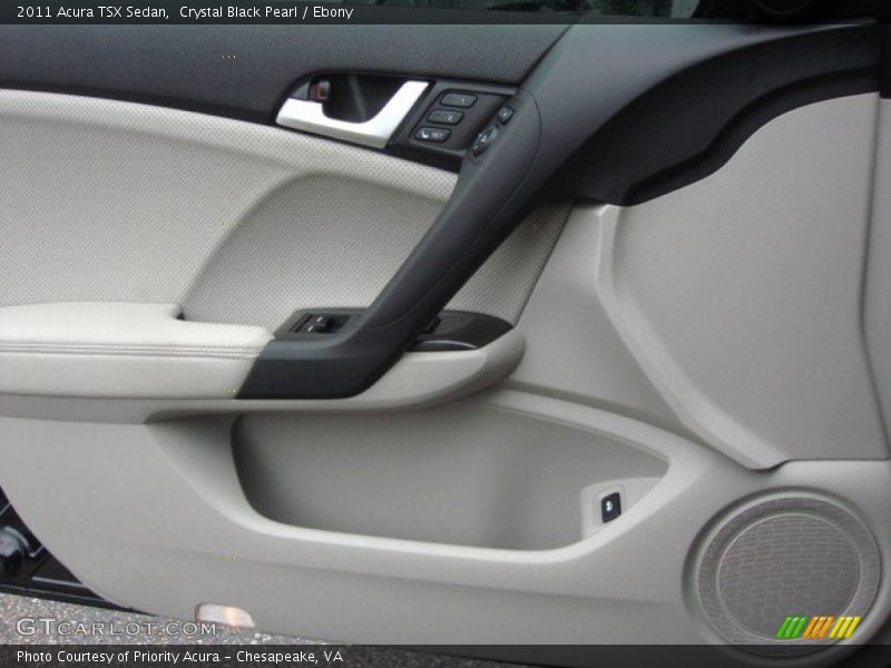 Crystal Black Pearl / Ebony 2011 Acura TSX Sedan