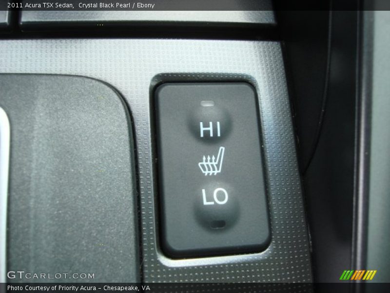 Crystal Black Pearl / Ebony 2011 Acura TSX Sedan
