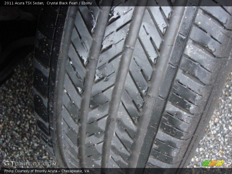 Crystal Black Pearl / Ebony 2011 Acura TSX Sedan