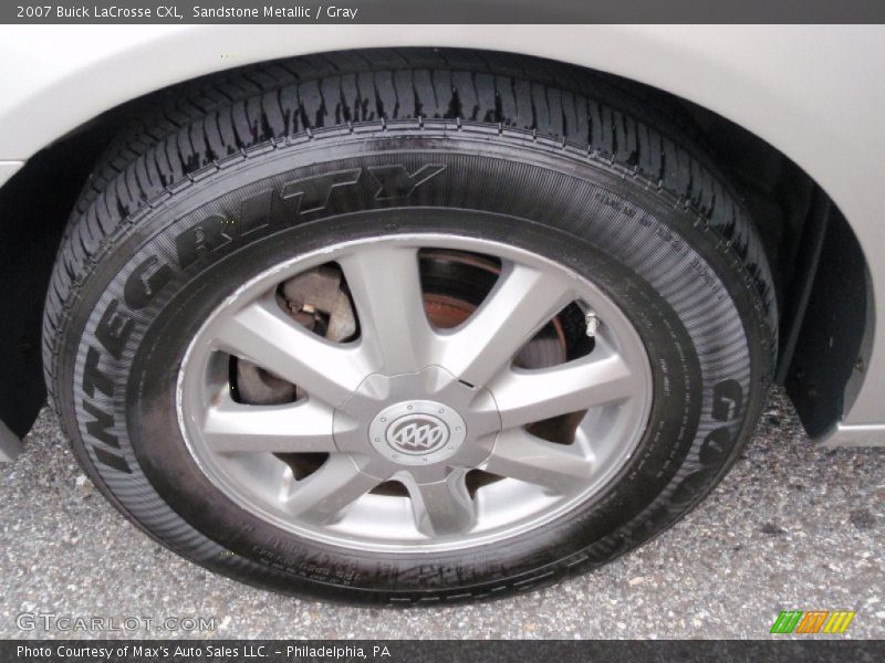 Sandstone Metallic / Gray 2007 Buick LaCrosse CXL