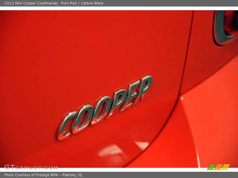 Pure Red / Carbon Black 2011 Mini Cooper Countryman