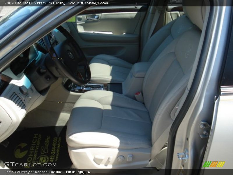 Gold Mist / Shale/Cocoa 2009 Cadillac DTS Premium Luxury
