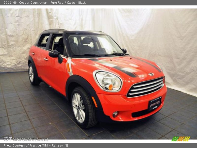 Pure Red / Carbon Black 2011 Mini Cooper Countryman