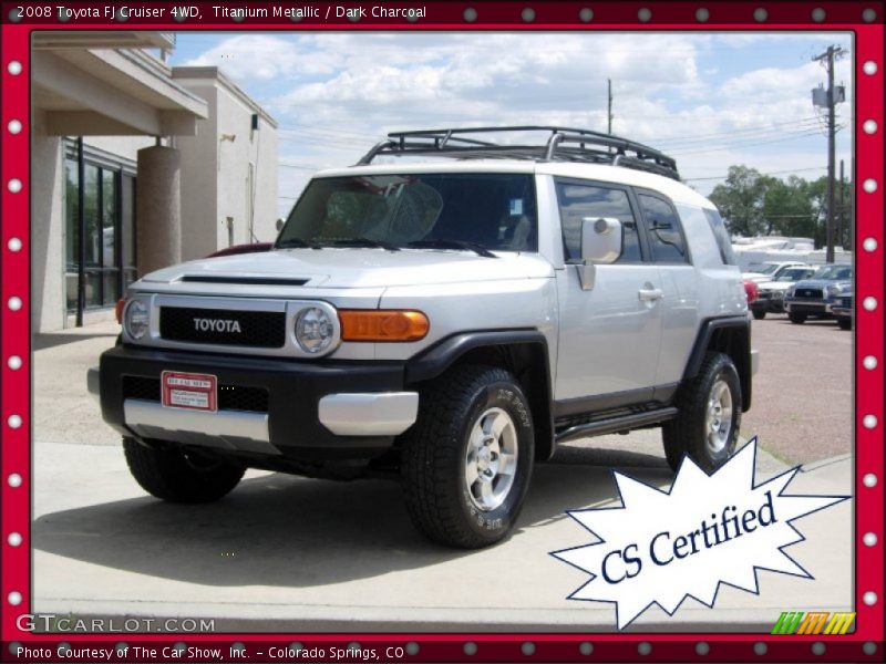 Titanium Metallic / Dark Charcoal 2008 Toyota FJ Cruiser 4WD