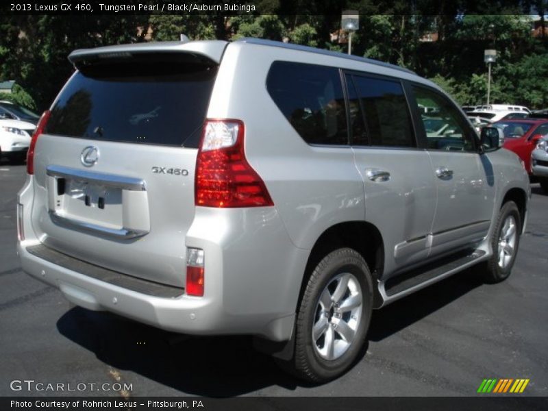 Tungsten Pearl / Black/Auburn Bubinga 2013 Lexus GX 460