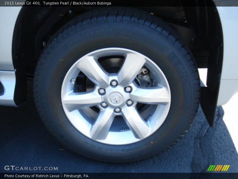 Tungsten Pearl / Black/Auburn Bubinga 2013 Lexus GX 460