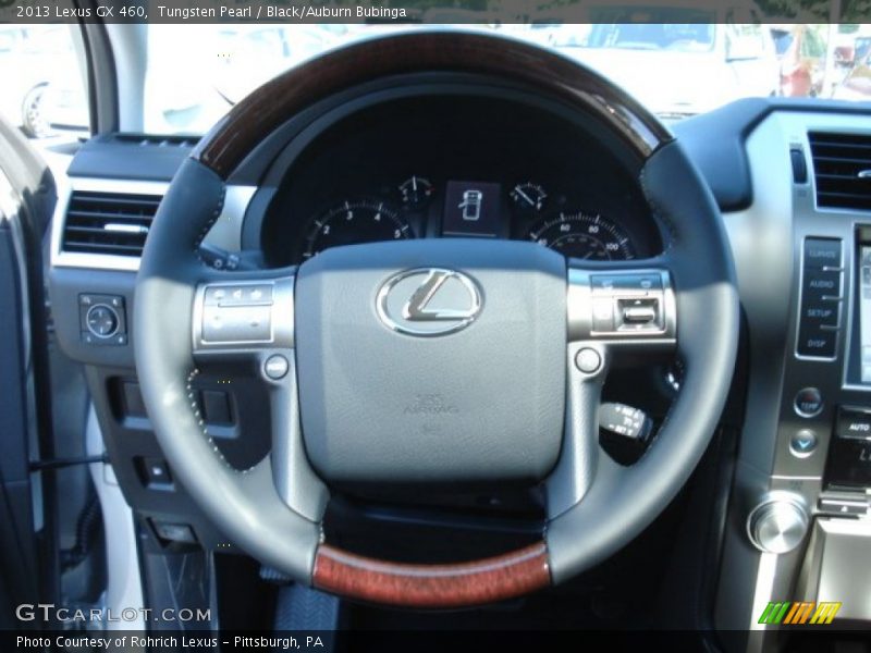 Tungsten Pearl / Black/Auburn Bubinga 2013 Lexus GX 460