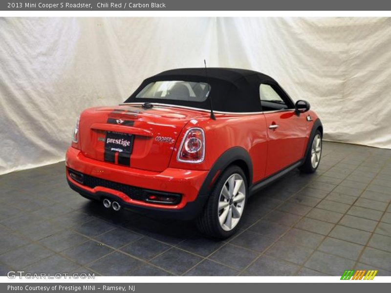 Chili Red / Carbon Black 2013 Mini Cooper S Roadster