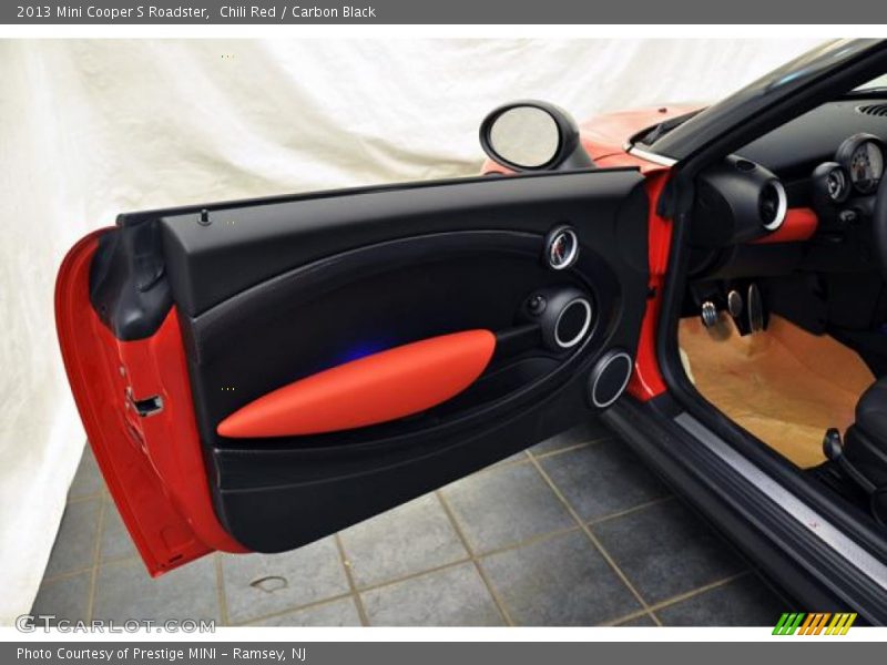 Chili Red / Carbon Black 2013 Mini Cooper S Roadster