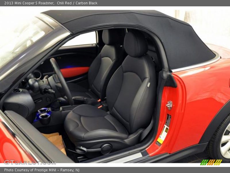  2013 Cooper S Roadster Carbon Black Interior