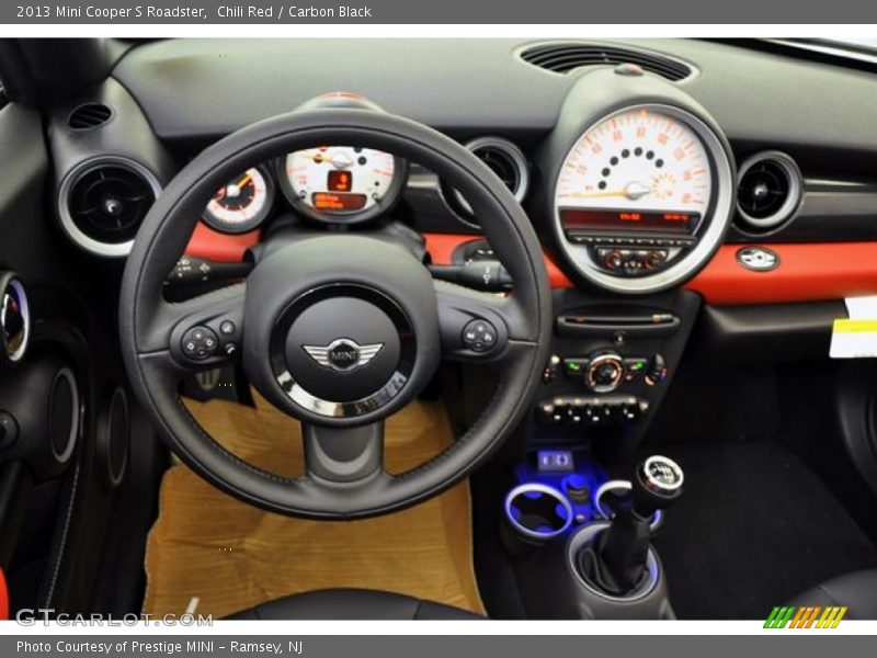 Chili Red / Carbon Black 2013 Mini Cooper S Roadster