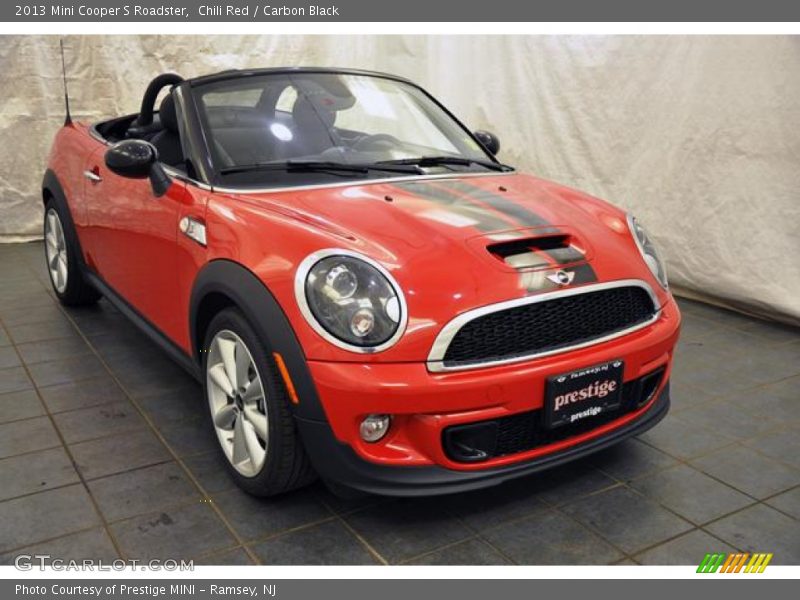 Chili Red / Carbon Black 2013 Mini Cooper S Roadster
