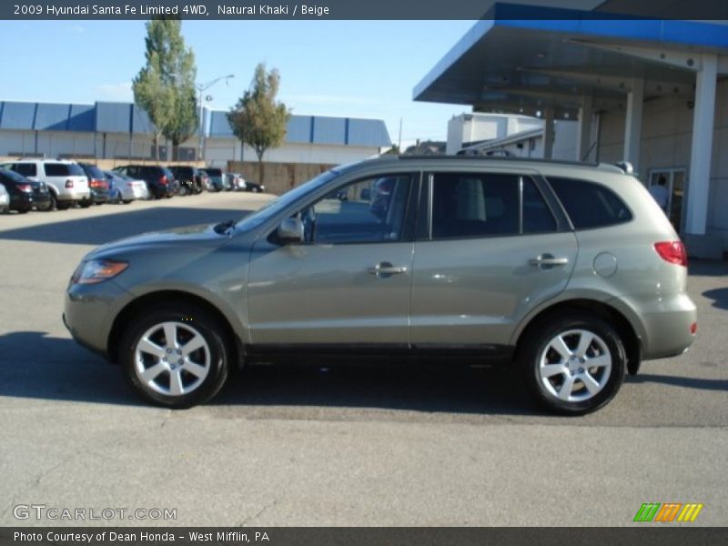 Natural Khaki / Beige 2009 Hyundai Santa Fe Limited 4WD